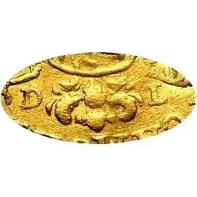 1 червонец 1713, D-L-G, под портретом инициал гравёра - литера «G»
