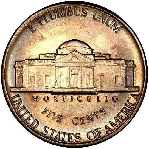 5 центов 1981, D, Томас Джефферсон [США]