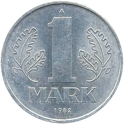 1 марка 1982, A [Германия / ГДР]