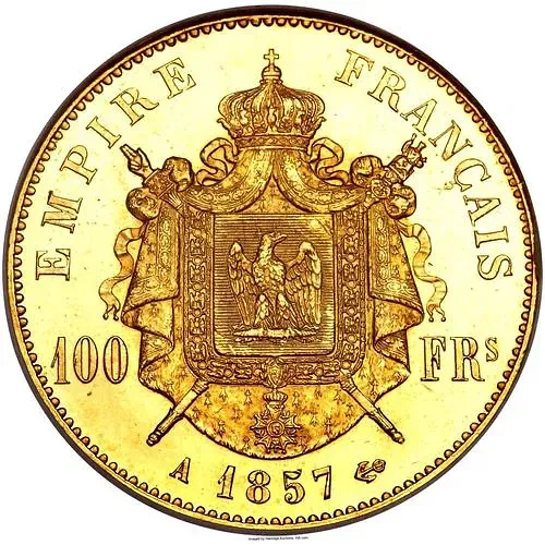 100 франков 1857 [Франция]