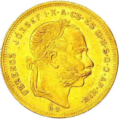 8 форинтов - 20 франков 1875 [Венгрия]