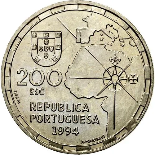 200 эскудо 1994, 500 лет разделения [Португалия]