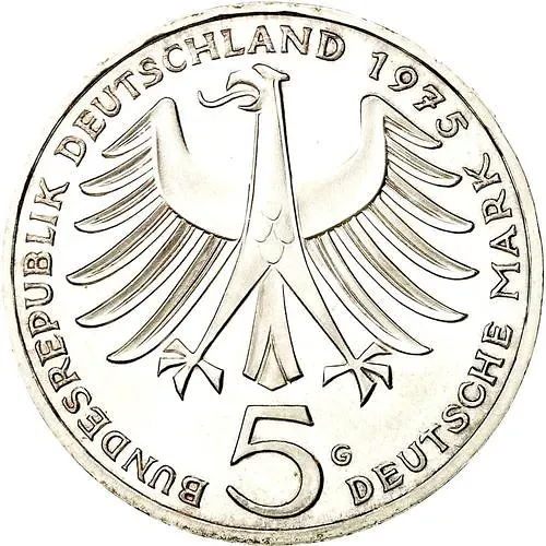 5 марок 1975, Швейцер [Германия / ФРГ]