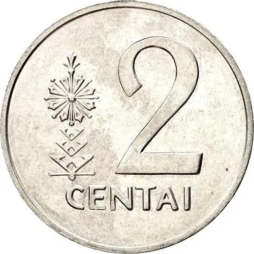 2 цента 1991 [Литва]