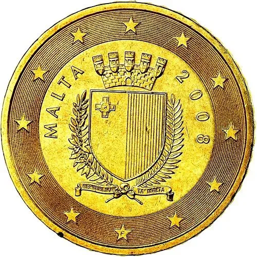 50 евроцентов 2008-2019 [Мальта]