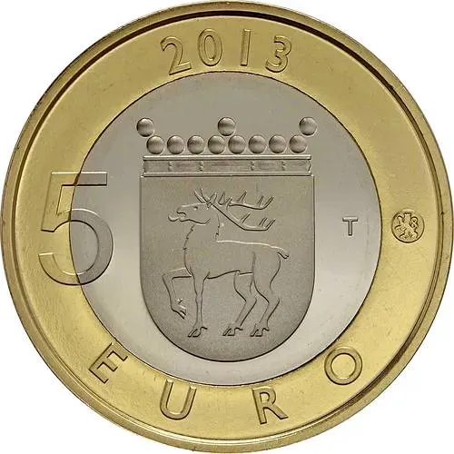 5 евро 2013, маяк острова Сельскер [Финляндия]