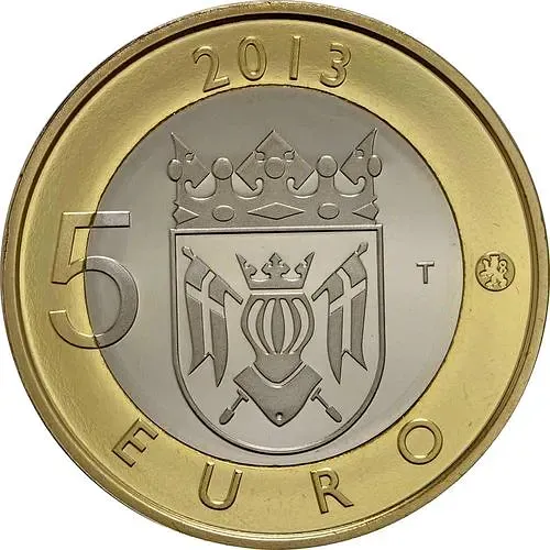 5 евро 2013, Кафедральный собор в Турку [Финляндия]
