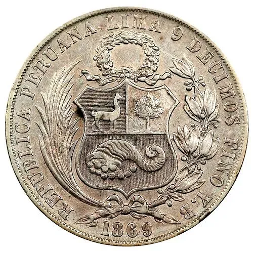 1 соль 1869 [Перу]