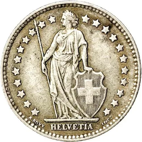 1 франк 1956 [Швейцария]