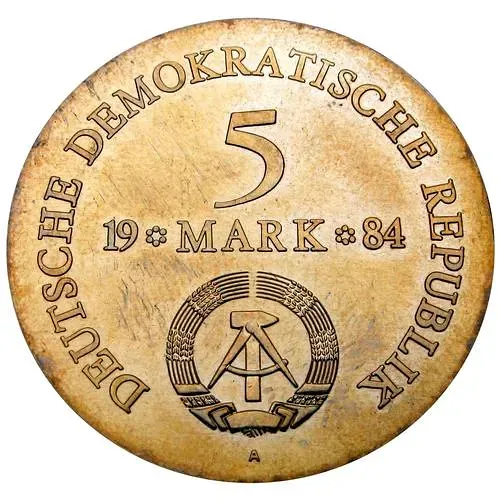 5 марок 1984, Лютцов [Германия / ГДР]