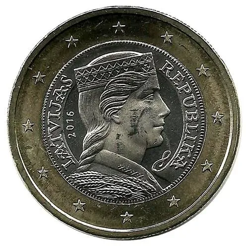 1 евро 2016 [Латвия]