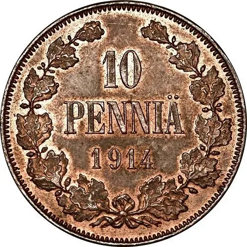 10 Pennia 1914