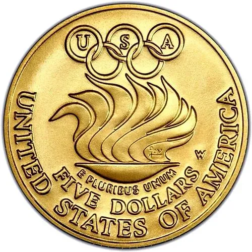 5 долларов 1988, W, Олимпиада в Сеуле [США]