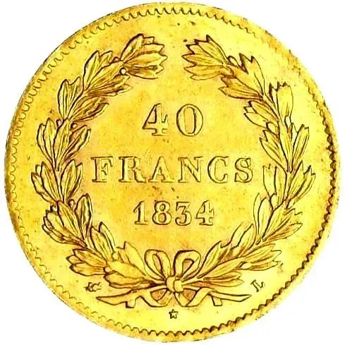 40 франков 1834 [Франция]