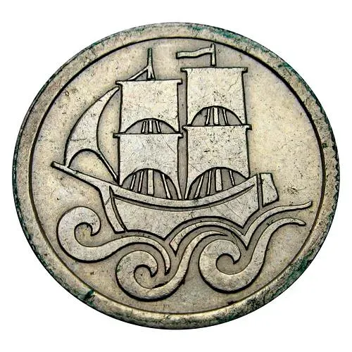 1/2 гульдена 1923 [Германия / Данциг]