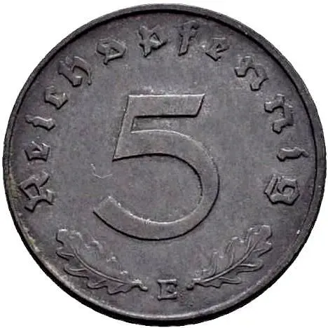 5 рейхспфеннигов 1948, оккупация [Германия / Третий рейх]