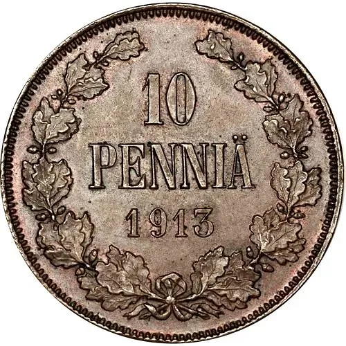 10 Pennia 1913