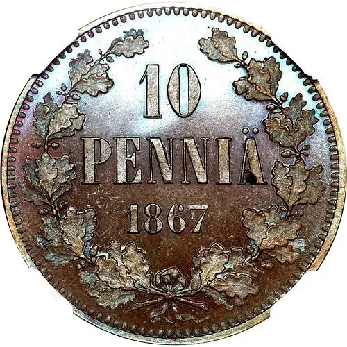 10 Pennia 1867