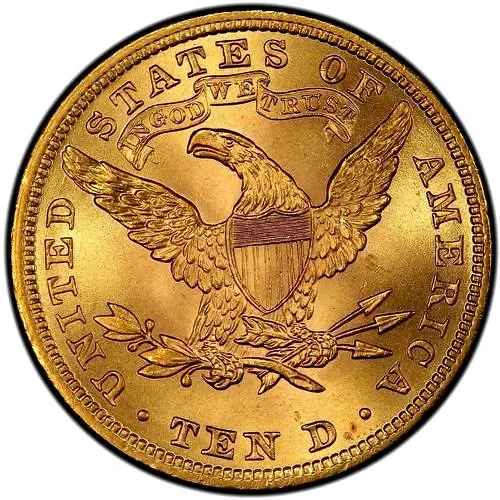 10 долларов 1901, голова Свободы [США]