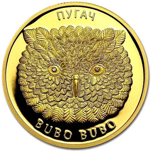 50 рублей 2010, пугач (филин) [Беларусь] Proof