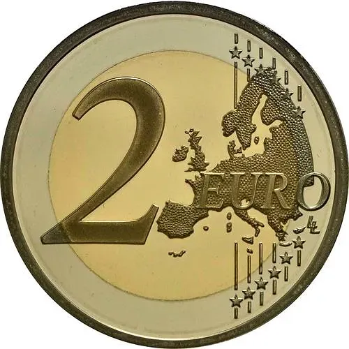 2 евро 2010, регулярный чекан Монако [Монако] Proof