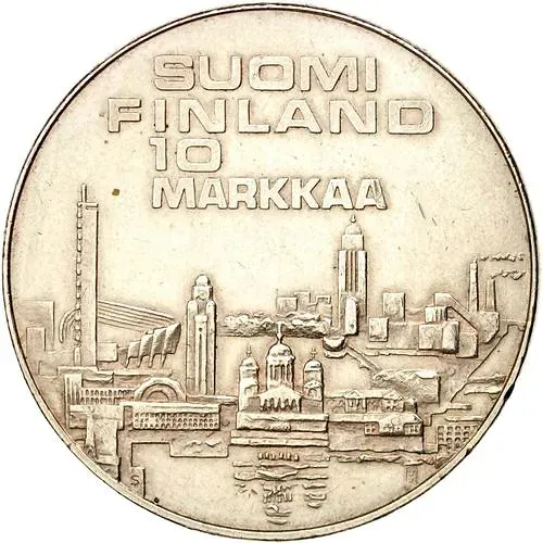 10 марок 1971, X Чемпионат Европы по легкой атлетике [Финляндия]