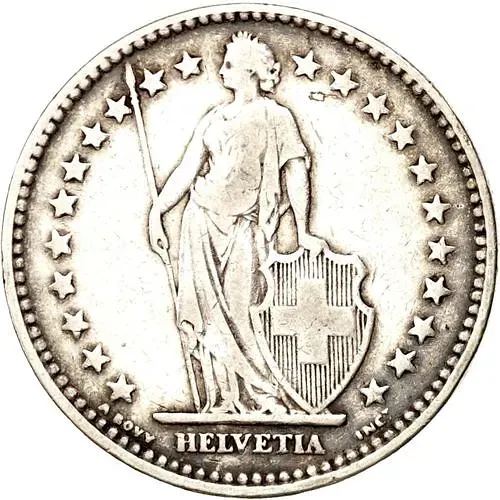 2 франка 1921 [Швейцария]