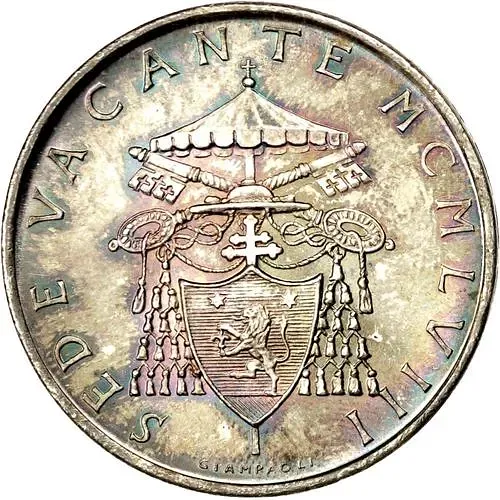 500 лир 1958, Вакантный престол - Sede Vacante [Ватикан]