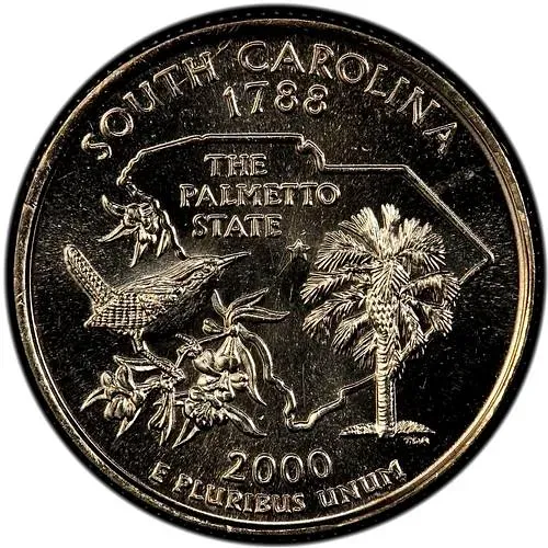 25 центов 2000, P, Южная Каролина [США]