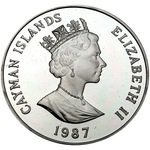5 долларов 1987 [Каймановы острова] Proof