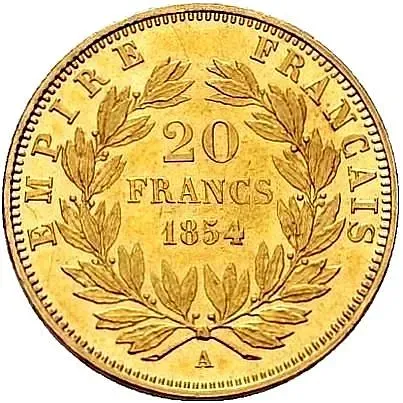 20 франков 1854 [Франция]
