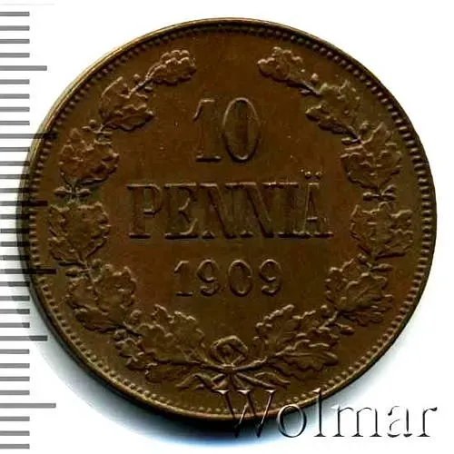 10 Pennia 1909