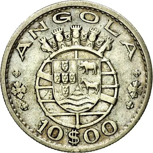 10 эскудо 1955 [Ангола]