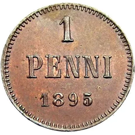 1 пенни 1895