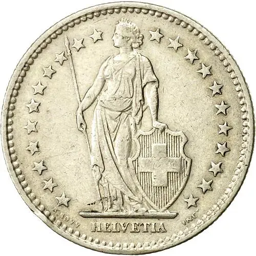 2 франка 1922 [Швейцария]