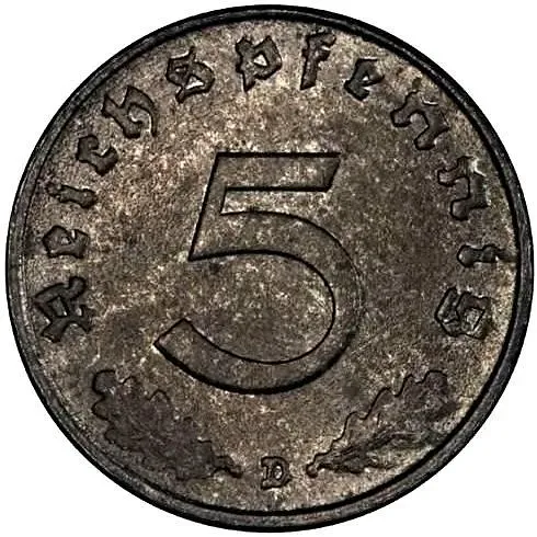 5 рейхспфеннигов 1944 [Германия / Третий рейх]