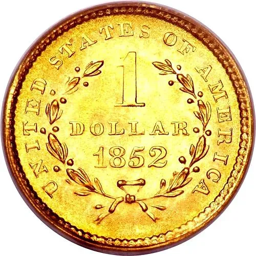 1 доллар 1852, голова Свободы [США]