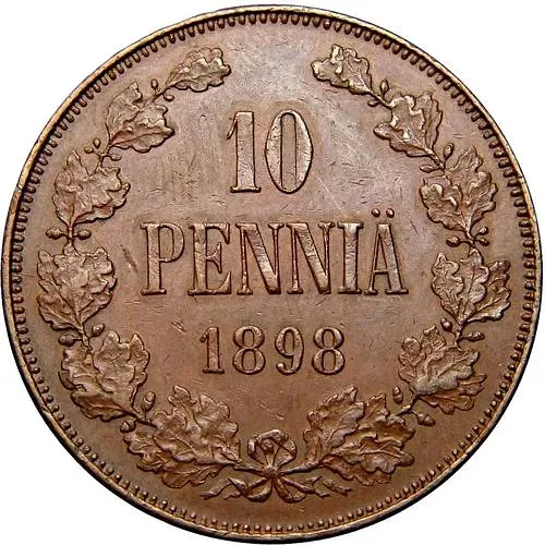 10 Pennia 1898