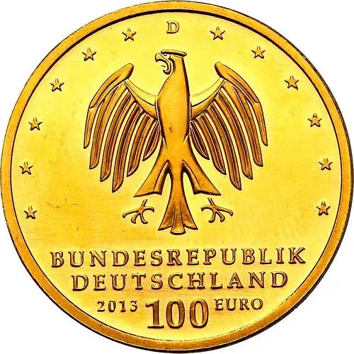 100 евро 2013, Дессау-Вёрлиц Германия [Германия]