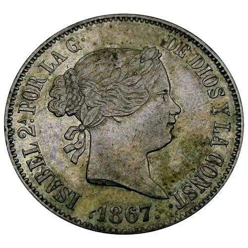 1 эскудо 1867 [Испания]