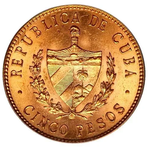 5 песо 1916, Хосе Марти [Куба]