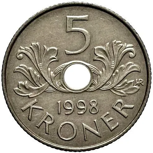 5 крон 1998 [Норвегия]
