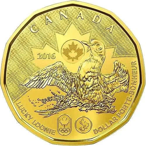1 доллар 2016, Лаки Луни [Канада]