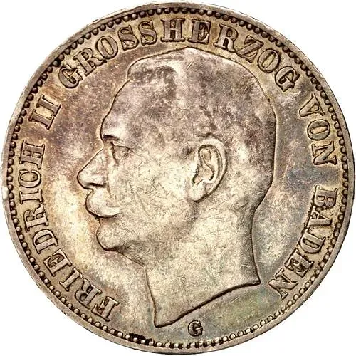 3 марки 1912, G, Баден [Германия / Германская Империя]