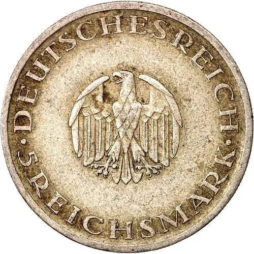 3 рейхсмарки 1929, A, Лессинг [Германия]