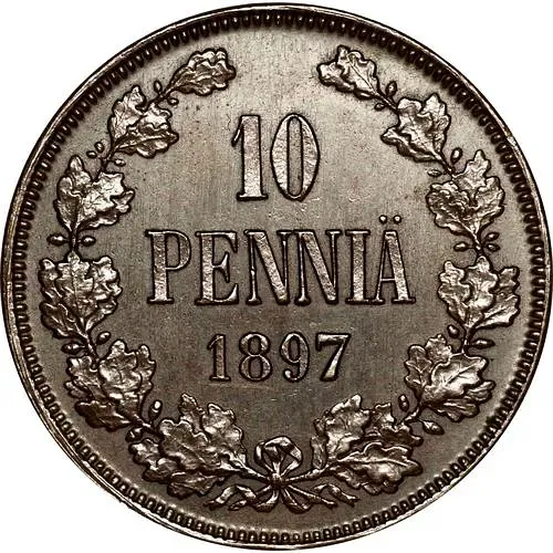 10 Pennia 1897