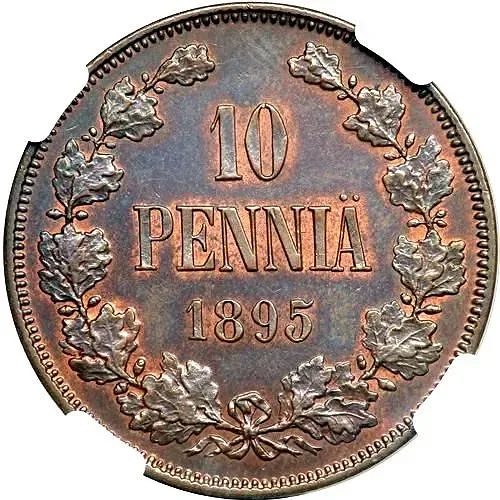 10 Penniä 1895