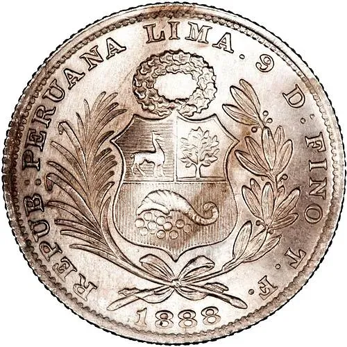 1 соль 1888 [Перу]
