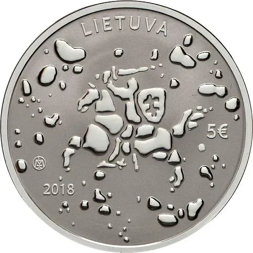 5 евро 2018, Иван Купала [Литва] Proof