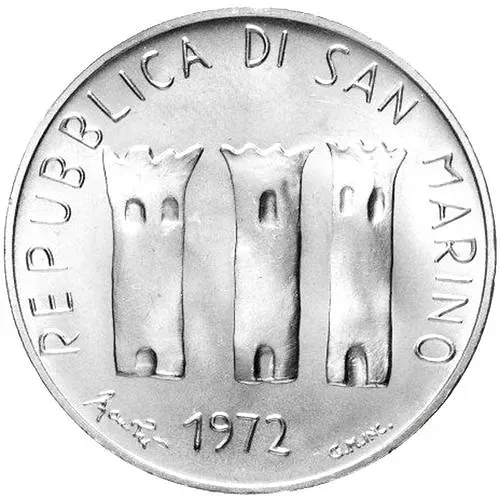 500 лир 1972 [Сан-Марино]